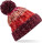Knitted cap with Corkscrew pom-pom - image-320020 - variant