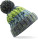 Knitted cap with Corkscrew pom-pom - image-320023 - variant