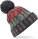 Knitted cap with Corkscrew pom-pom - image-320029 - variant