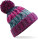 Knitted cap with Corkscrew pom-pom - image-320030 - variant