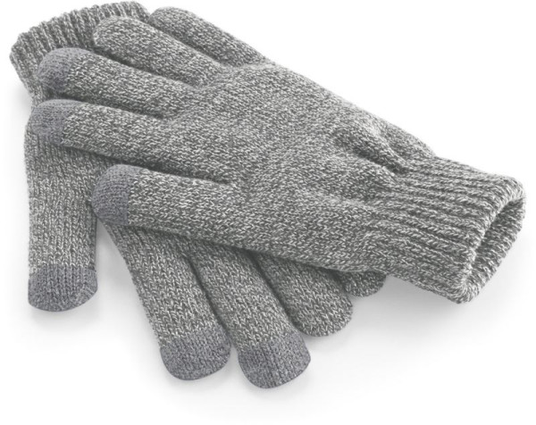 Touch screen knitted gloves