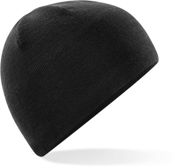 Water-repellent knitted cap