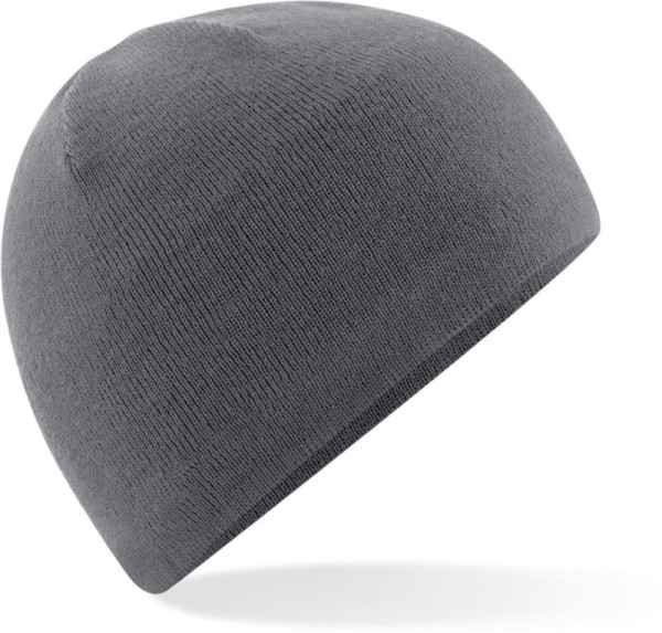 Water-repellent knitted cap