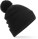 Water-repellent knitted hat with pom pom - image-343698 - variant