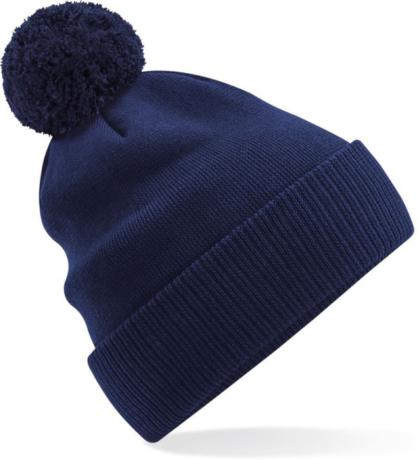 Organic knitted hat with pompom "Snowstar®"