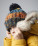 Children's knitted hat with pom pom "Corkscrew" - image-320462 - variant 
