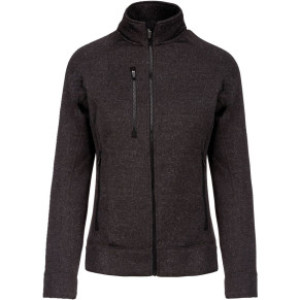 Ladies' Melange Knitted Fleece Jacket - Reklamnepredmety