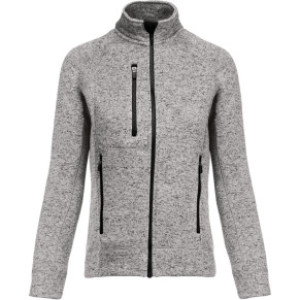 Ladies' Melange Knitted Fleece Jacket - Reklamnepredmety