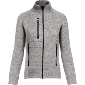 Ladies' Melange Knitted Fleece Jacket - Reklamnepredmety