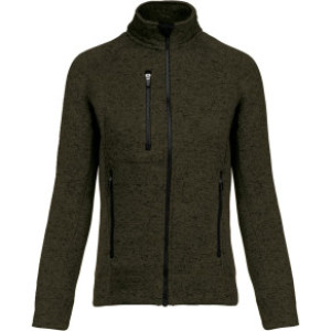 Ladies' Melange Knitted Fleece Jacket - Reklamnepredmety