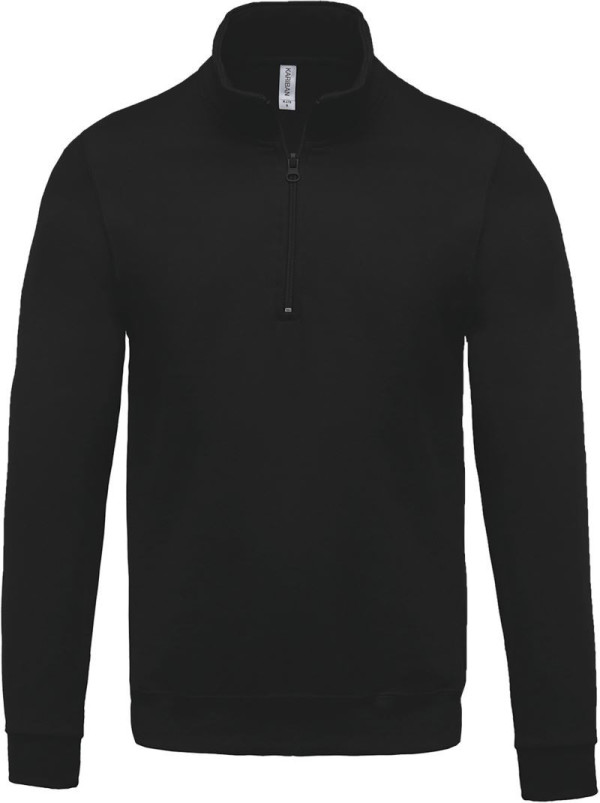 Sweatshirt with 1/4 zip Kariban