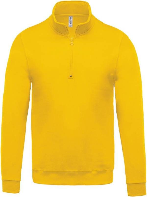 Sweatshirt with 1/4 zip Kariban