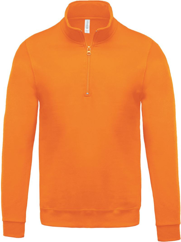 Sweatshirt with 1/4 zip Kariban