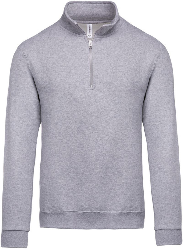 Sweatshirt with 1/4 zip Kariban