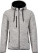 Melange Kariban ProAct Men's Knitted Fleece Jacket with Hood - image-313425 - variant