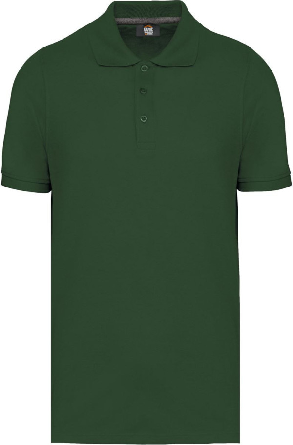 Men's work pique polo in heavy cotton