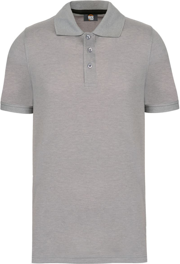 Men's work pique polo in heavy cotton