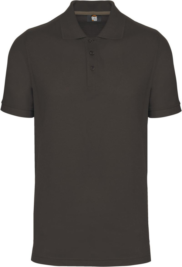 Men's work pique polo in heavy cotton