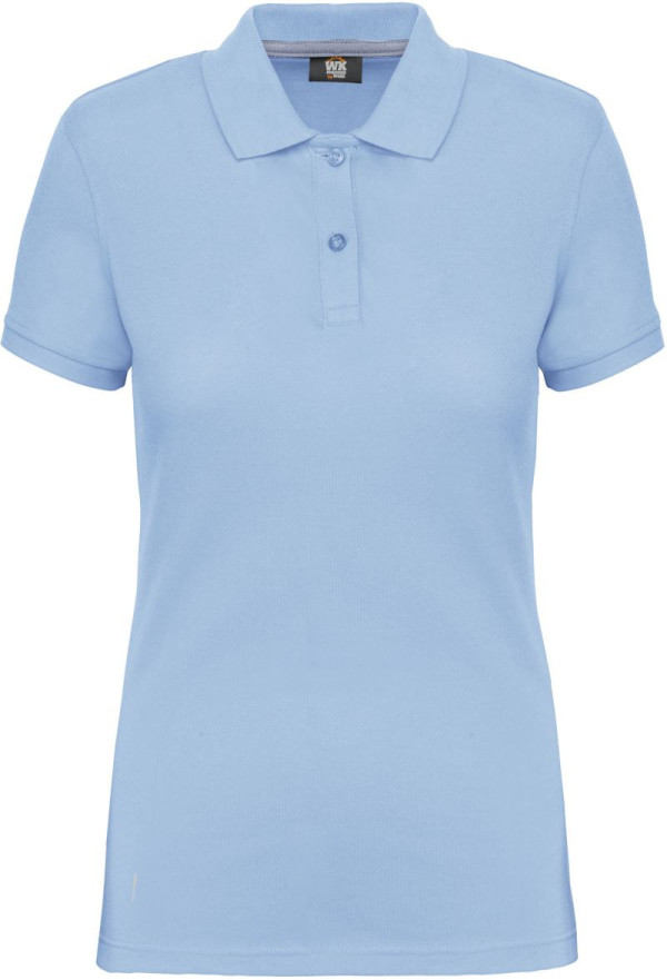 Women's work pique polo in heavy cotton