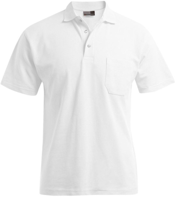 Men's Heavy Piqué polo shirt with chest pocket