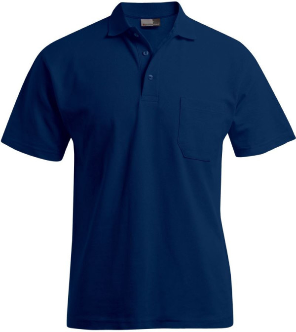 Men's Heavy Piqué polo shirt with chest pocket