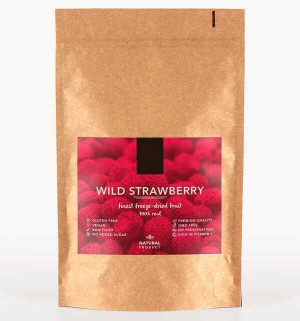 Freeze-dried wild strawberry 30g - Reklamnepredmety