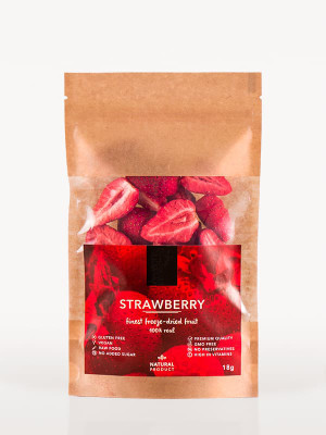 Freeze-dried strawberry 20g - Reklamnepredmety