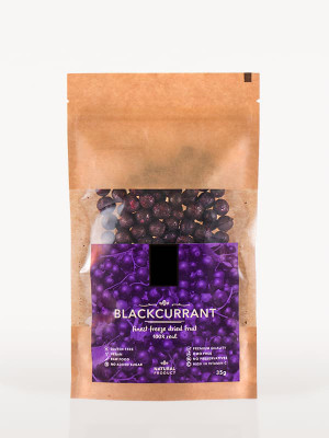 Freeze-dried black currant 35g - Reklamnepredmety