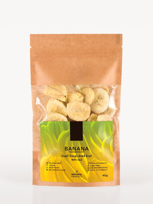 Freeze-dried banana 40g - Reklamnepredmety