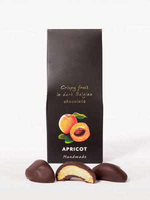 Apricot in dark chocolate 80g - hand made edition - Reklamnepredmety
