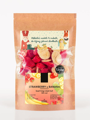 Freeze-dried strawberry and banana 110g - Reklamnepredmety