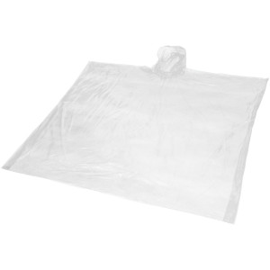 GRS recycled disposable Mayan rain poncho with storage bag - Reklamnepredmety