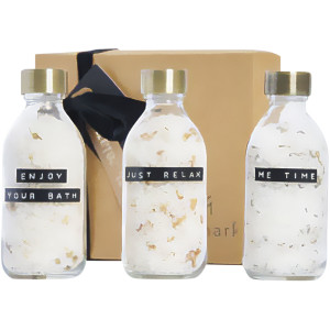 Wellmark Just Relax 3-piece bath salt gift set 200 ml - Reklamnepredmety