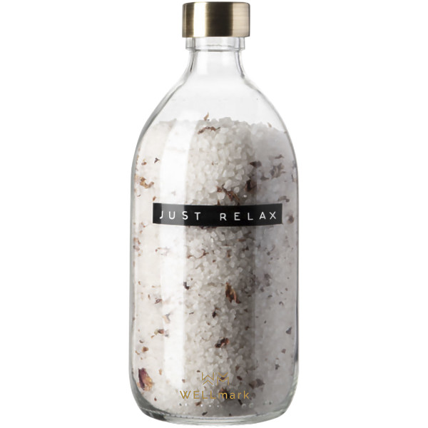 Wellmark Just Relax 500 ml bath salt with rose scent