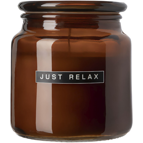 Wellmark Let's Get Cozy scented candle 650 g - with cedar wood scent