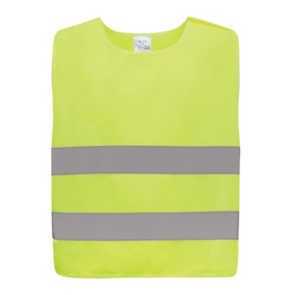 GRS recycled PET high-visibility safety vest 7-12 years