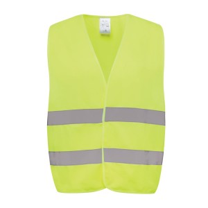 GRS recycled PET high-visibility safety vest - Reklamnepredmety