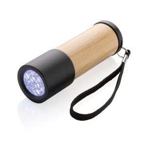 Bamboo and RCS recycled plastic torch - Reklamnepredmety