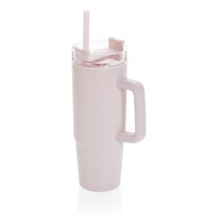 Tana RCS recyled plastic tumbler with handle 900ML - Reklamnepredmety