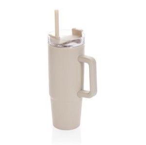 Tana RCS recyled plastic tumbler with handle 900ML - Reklamnepredmety