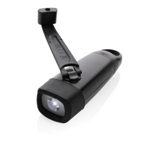 Lightwave RCS rplastic USB-rechargeable torch with crank - Reklamnepredmety