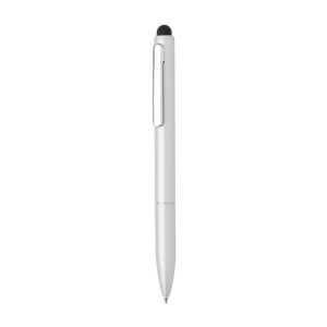 Kymi RCS certified recycled aluminum pen with stylus - Reklamnepredmety