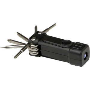 Octo 8-in-1 RCS recycled plastic screwdriver set with torch - Reklamnepredmety