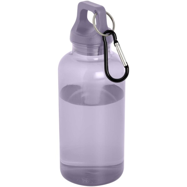 Oregon 400 ml RCS certified recycled plastic water bottle with carabiner