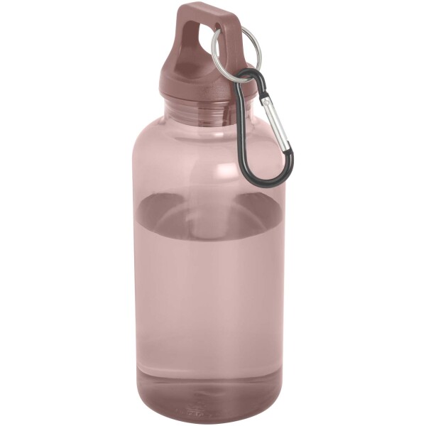 Oregon 400 ml RCS certified recycled plastic water bottle with carabiner
