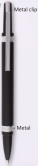 Pen HZ 8897 - 178809-50-blc - variant A HZ 8897 METALIC BLACK
