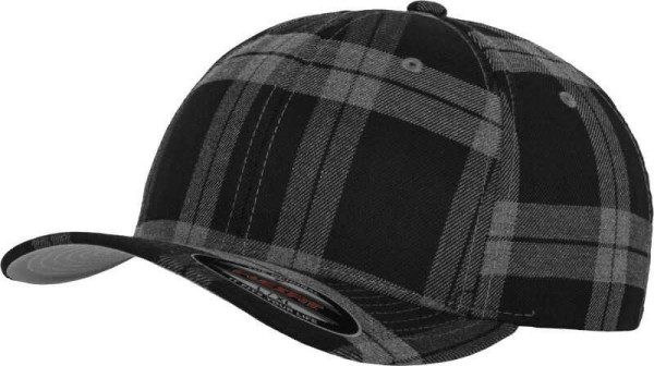 6 panel Tartan Plaid cap