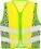 Kids' Safety Vest - ps-76actn-korntex-action-hi-vis-yellow-football-front-54e756b6-086a-4db6-81a0-2050f689a870-web - variant 