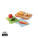 Cutting board with 4pcs hygienic boards, brown - P261.219__S_0__89c997426f5e43d5afc288dcd969348c - variant XD P261.219