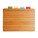 Cutting board with 4pcs hygienic boards, brown - p261219_6 - variant XD4 P261.219